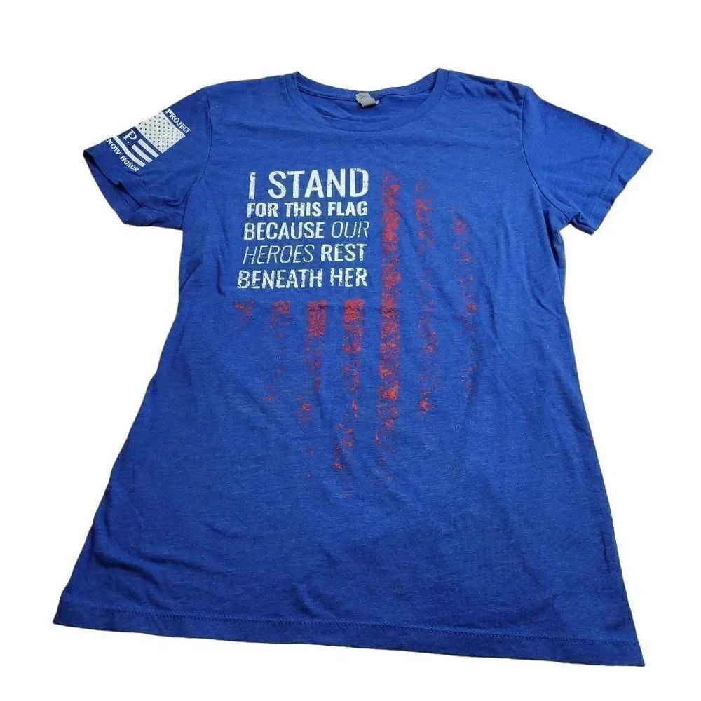 Next Level patriotic shirt L